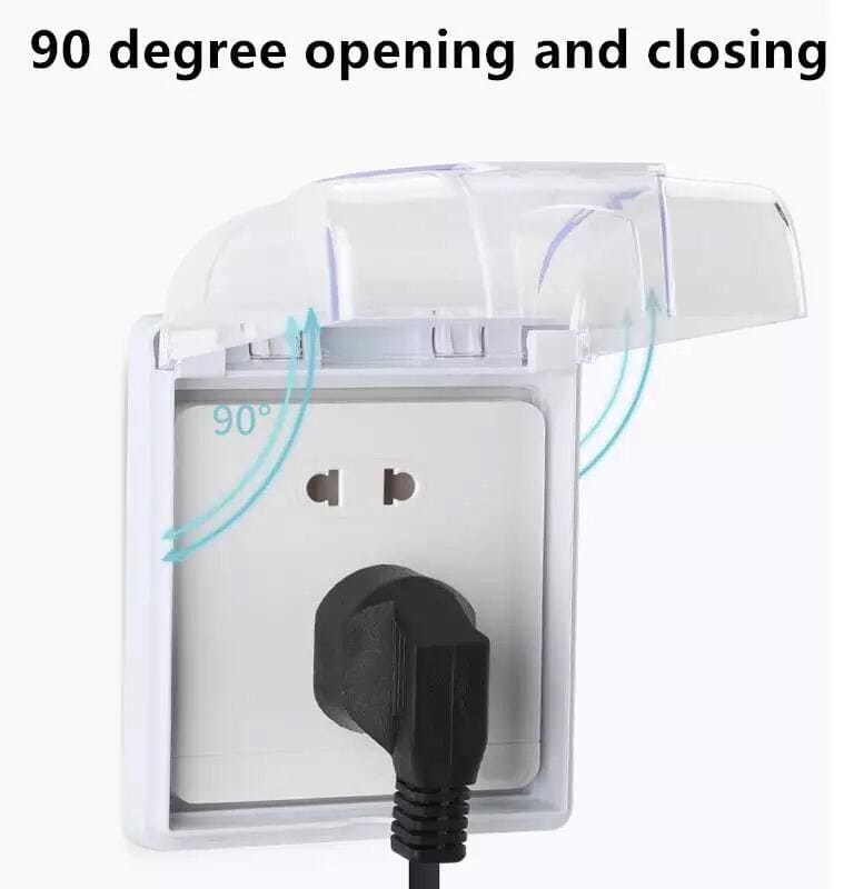 Socket Cover, Self-Adhesive Waterproof Socket Protection, Anti Dust Wall Mounted Cover Socket Cover, Self-Adhesive Waterproof Socket Protection, Anti Dust Wall Mounted Cover